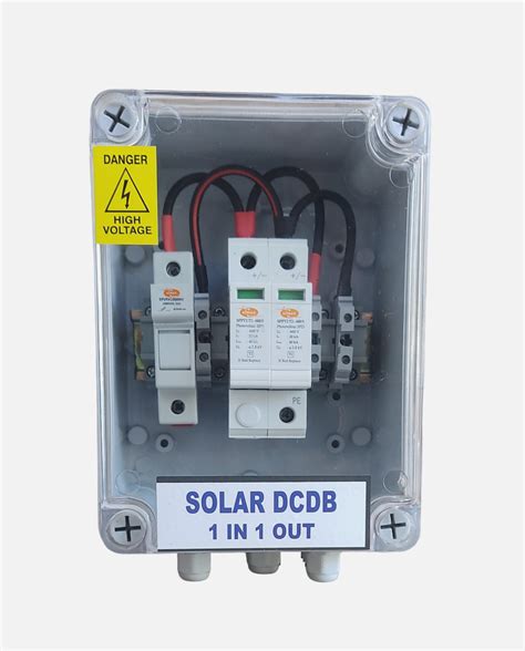 dc distribution box for solar|Buy Kenbrook Solar 1 in 1 out 600V DCDB at Best .